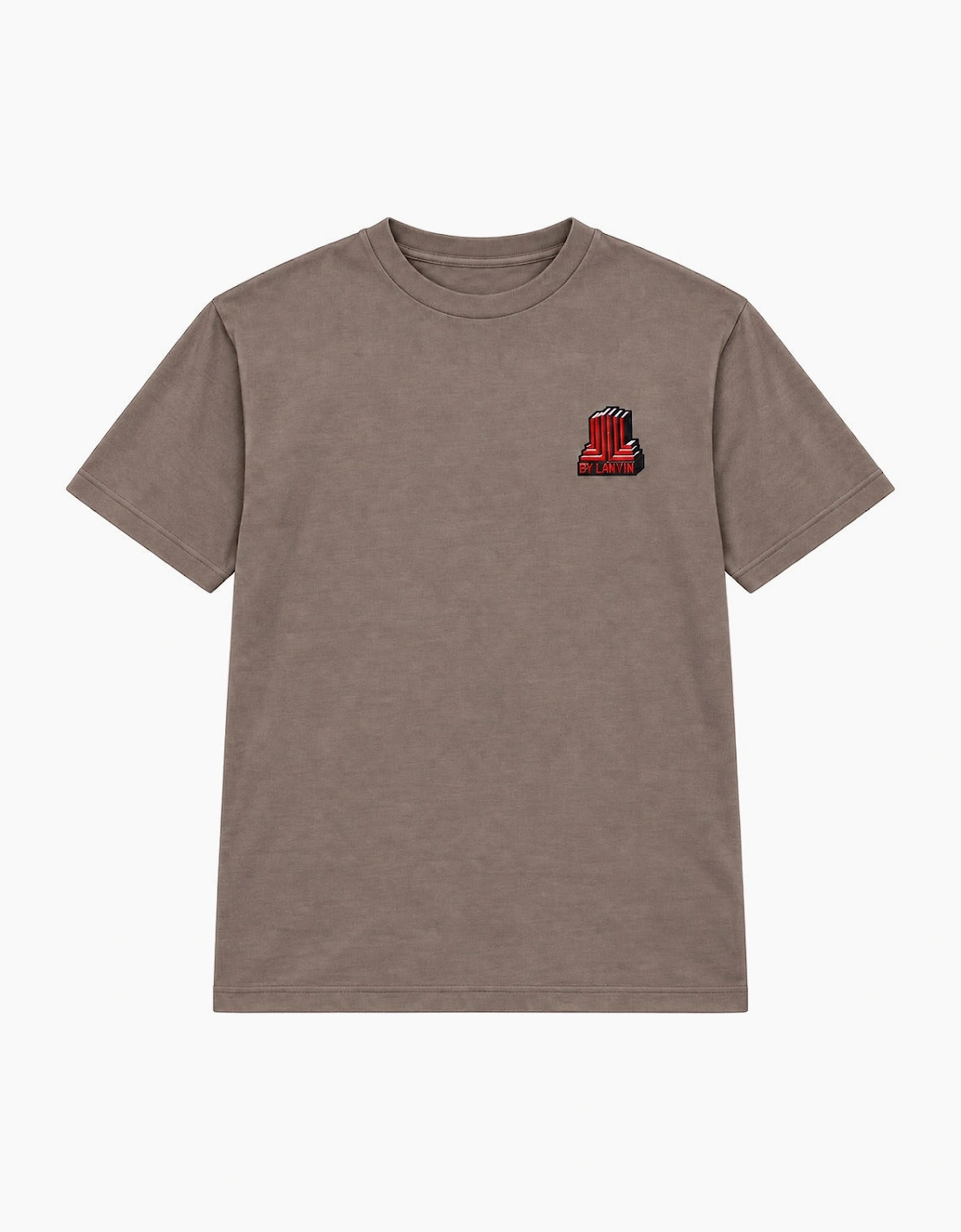 By Lanvin Block Logo Brown T-Shirt