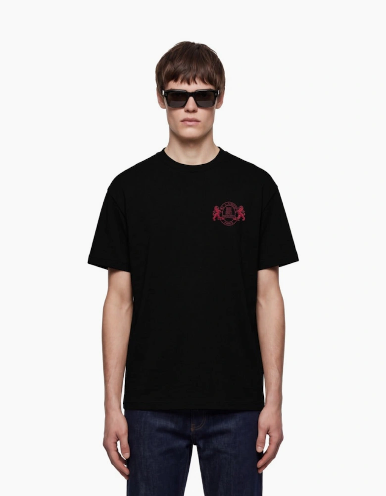 By Lanvin Paris Shield Logo Black T-Shirt