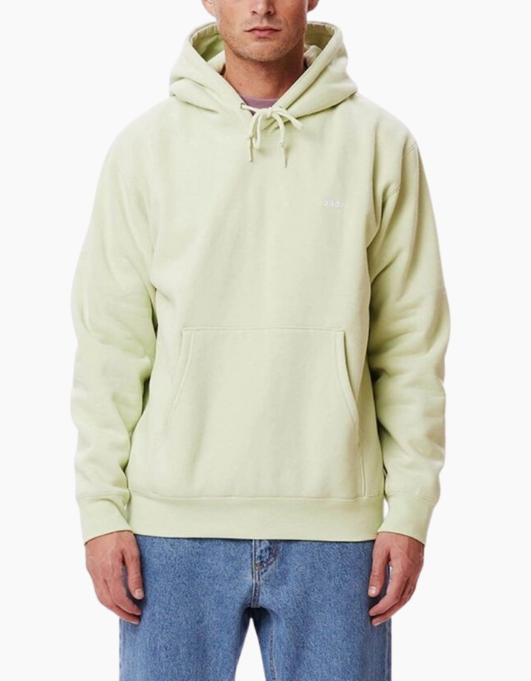 Obey Tab Logo Cucumber Green Hoodie