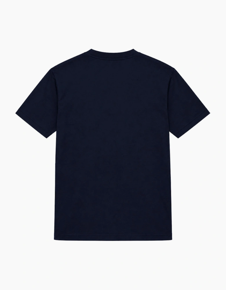 By Lanvin Script Logo Navy Blue T-Shirt