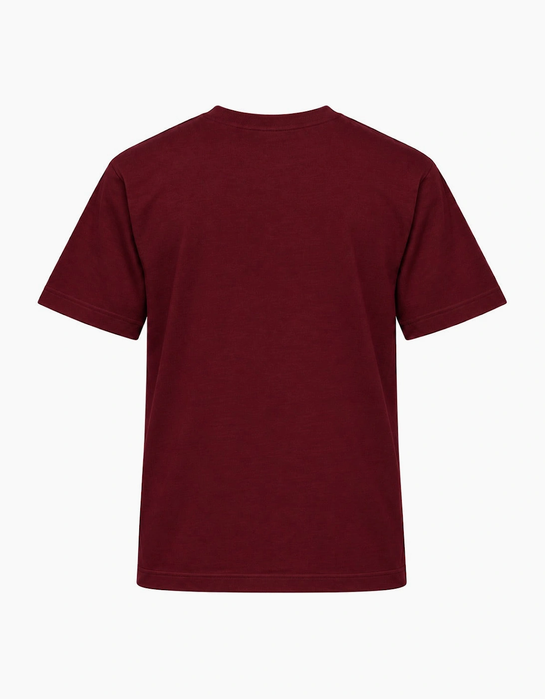 By Lanvin Central Logo Burgundy T-Shirt