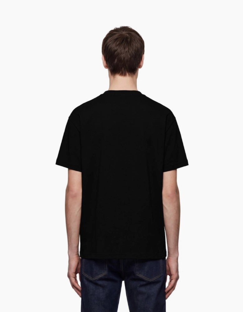 By Lanvin Paris Ribbon Logo Black T-Shirt