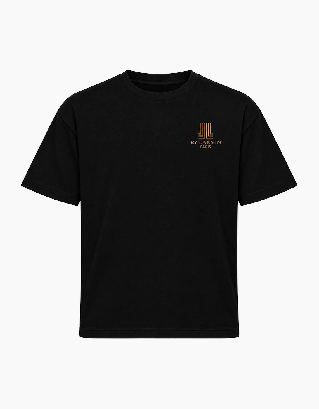 By Lanvin Paris Chest Logo Black T-Shirt