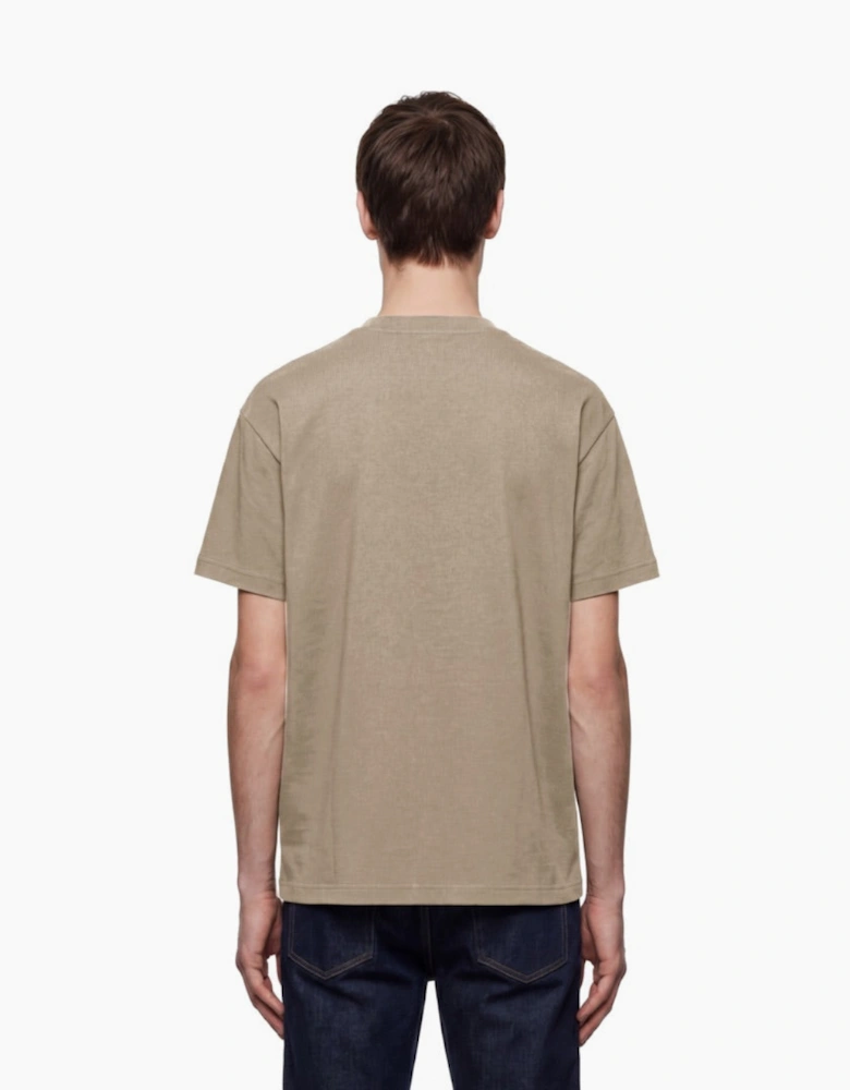 By Lanvin Paris Shield Logo Taupe T-Shirt
