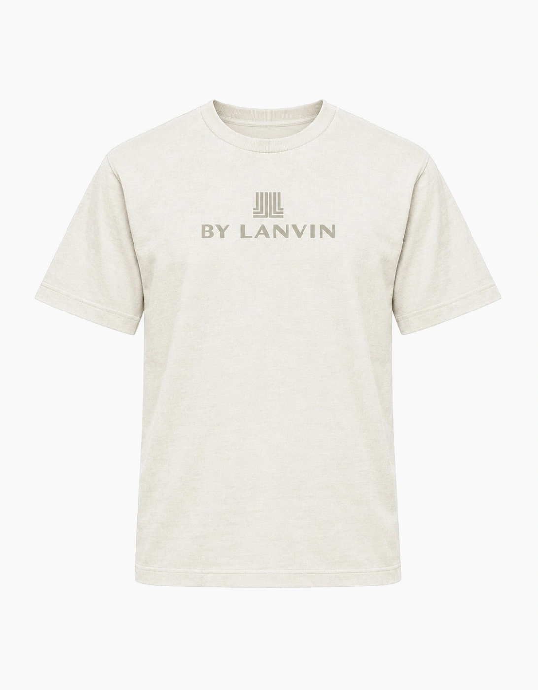 By Lanvin Central Logo Beige T-Shirt