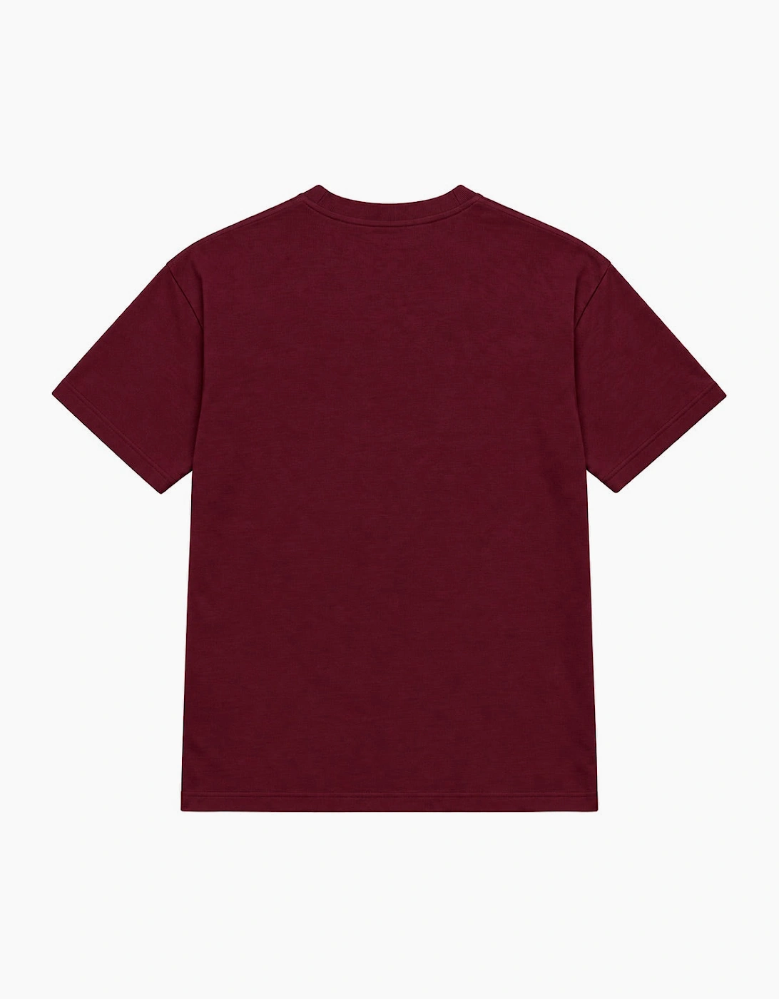 By Lanvin Paris Chest Logo Burgundy T-Shirt