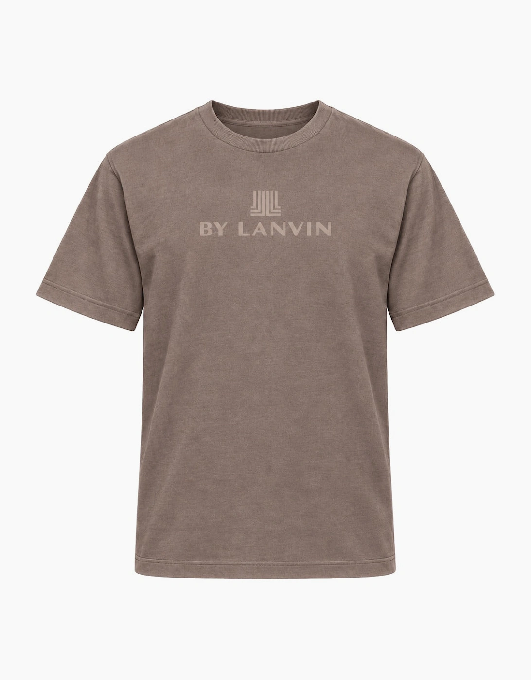 By Lanvin Central Logo Brown T-Shirt