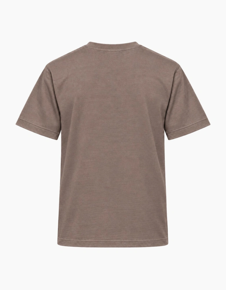 By Lanvin Central Logo Brown T-Shirt