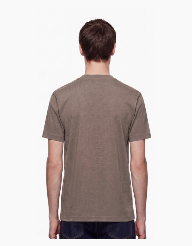 By Lanvin Central Logo Brown T-Shirt
