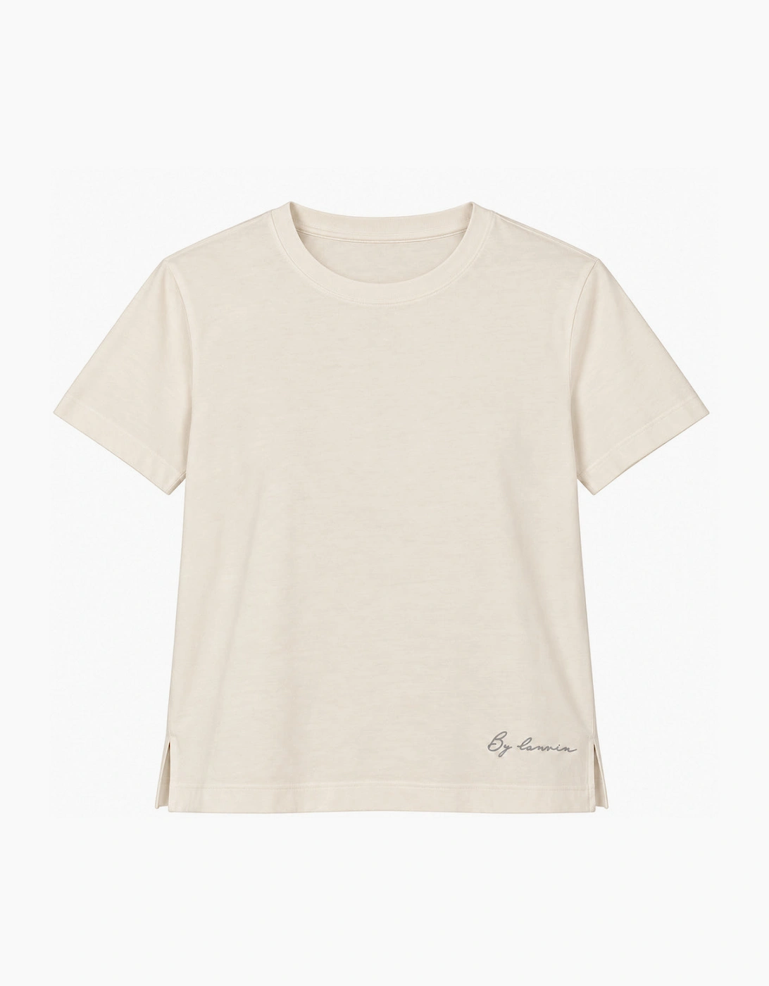 By Lanvin Small Signature Logo Beige T-Shirt