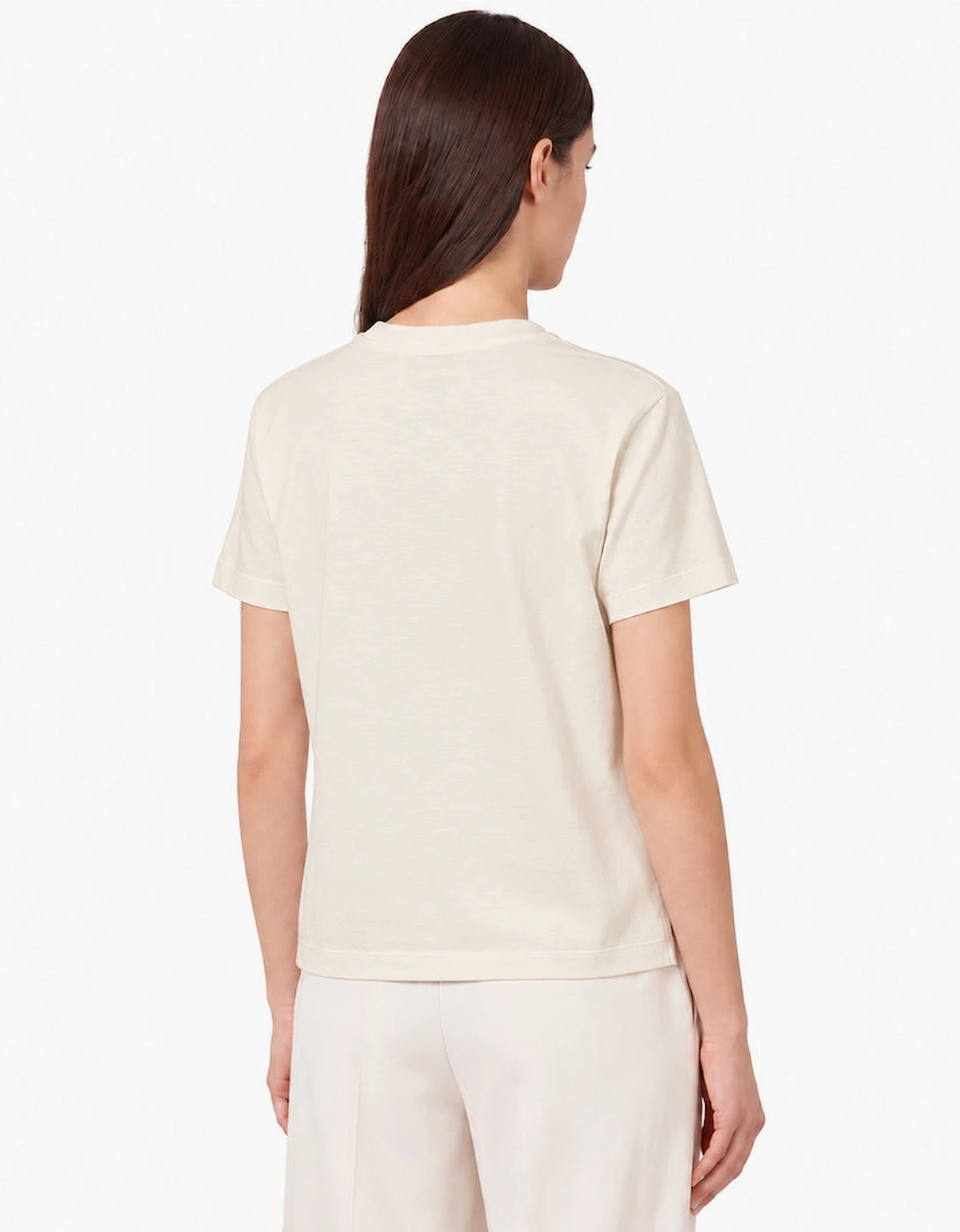 By Lanvin Small Signature Logo Beige T-Shirt