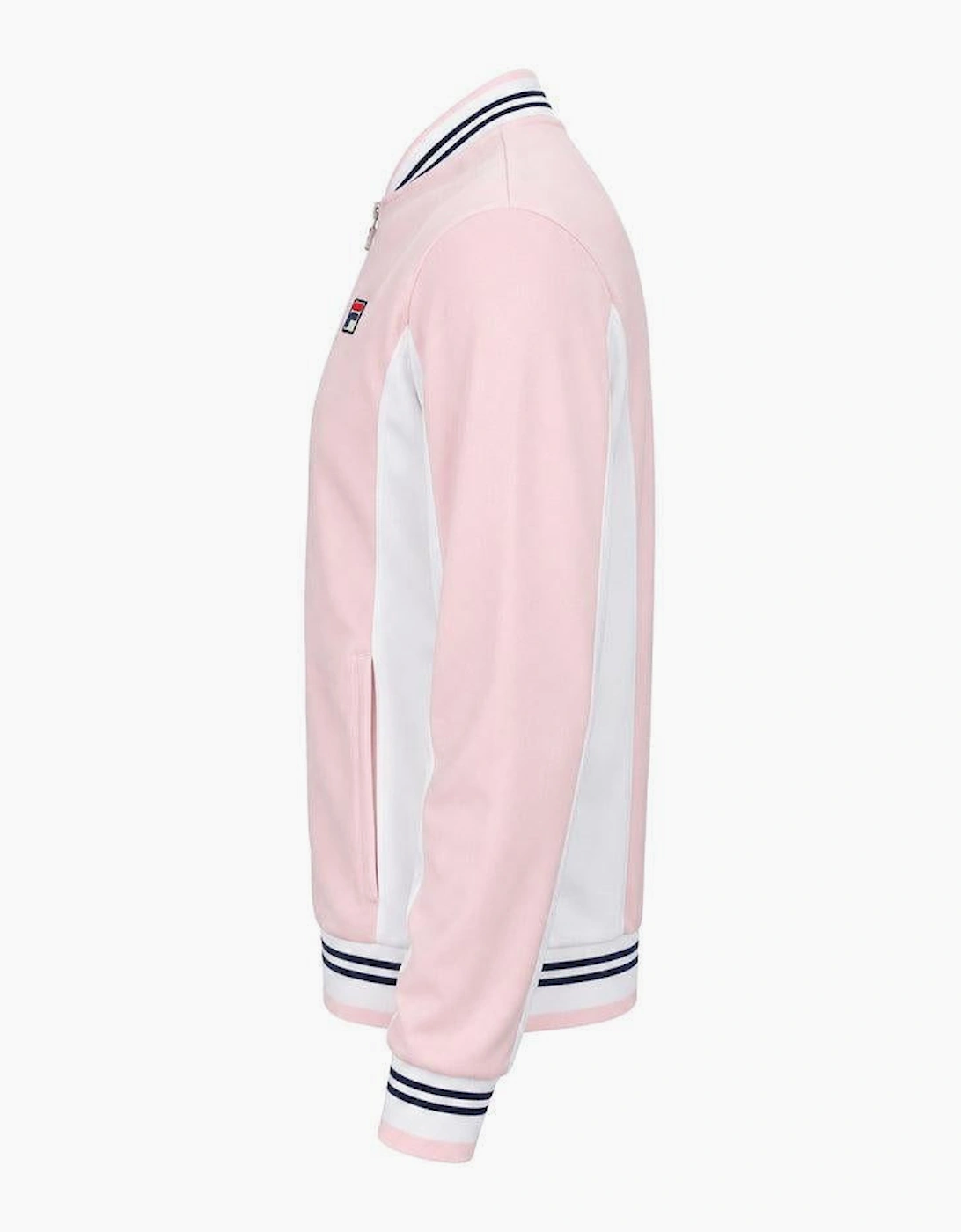 Fila Settanta Baseball Track Top Jacket Pale Pink/White/Fila Navy