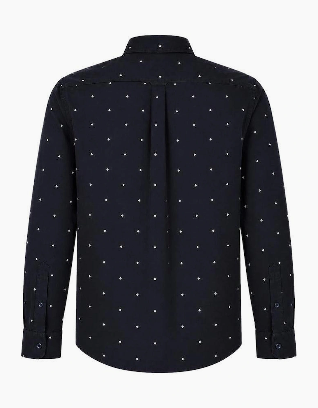 BOSS Rickert Pattern Shirt Dark Navy