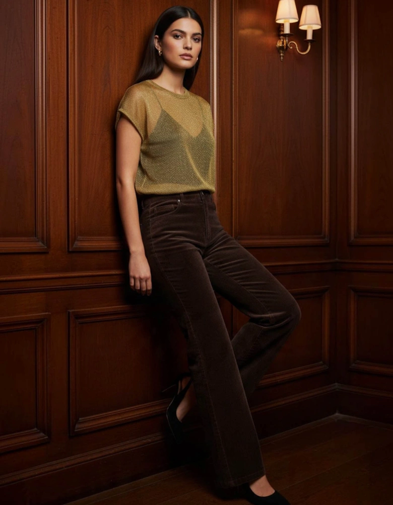 Amor Knit Top - Gold