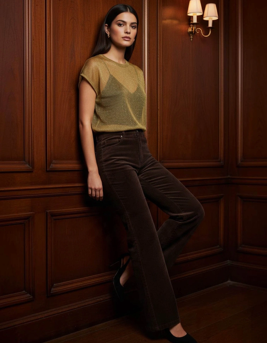 Amor Knit Top - Gold