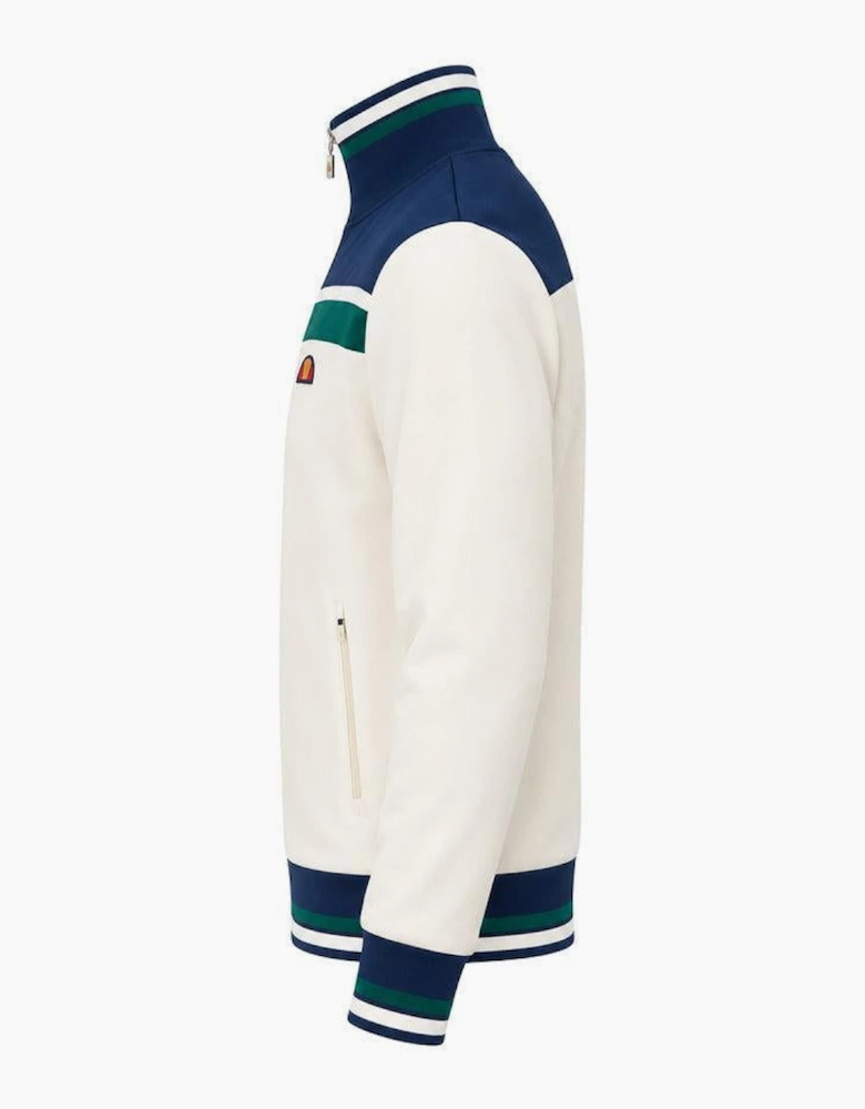 Ellesse Vignola Track Top Jacket Ecru/Navy