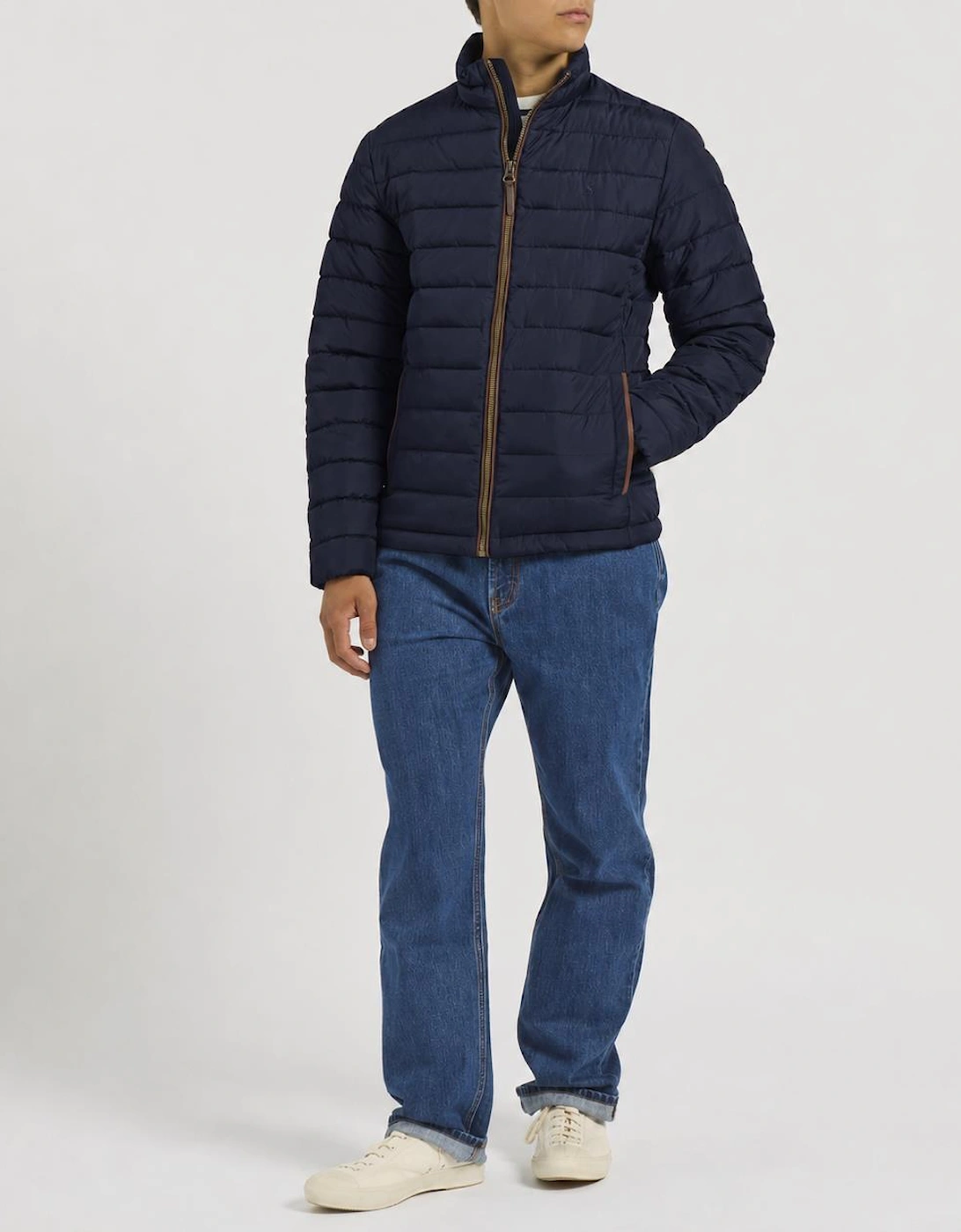Joules HERITAGE PADDED Mens Puffer Jackets Navy