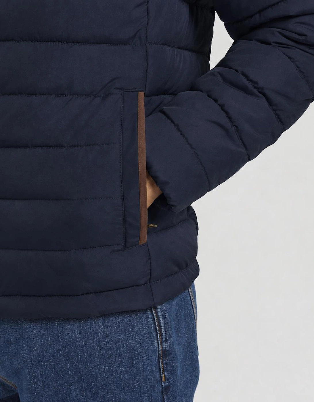 Joules HERITAGE PADDED Mens Puffer Jackets Navy