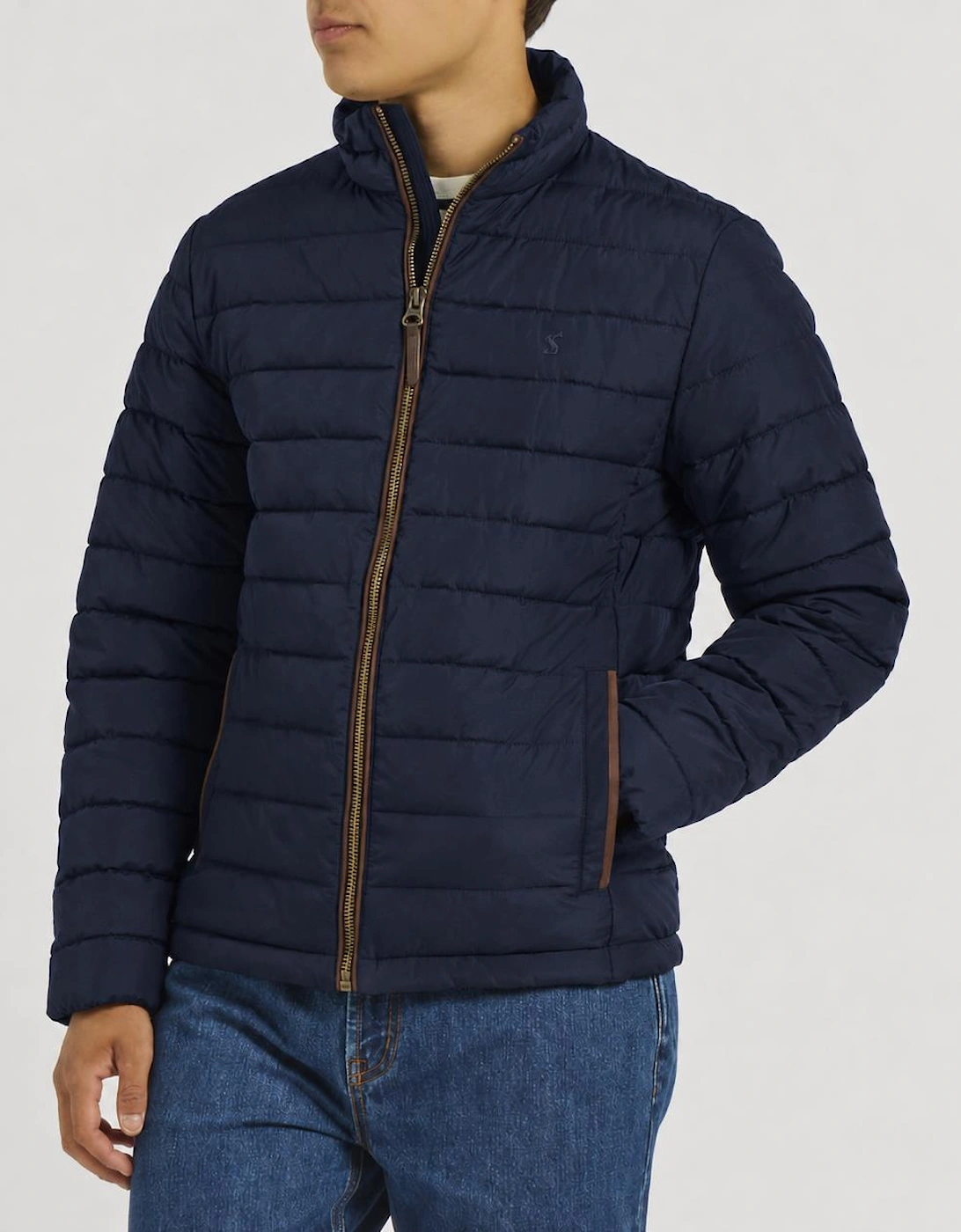 Joules HERITAGE PADDED Mens Puffer Jackets Navy