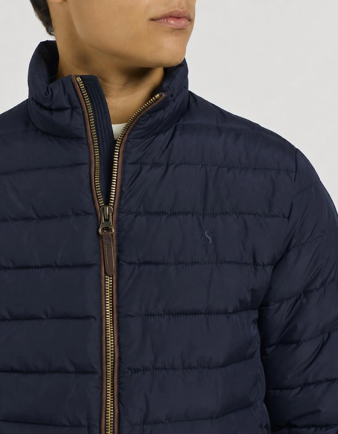 Joules HERITAGE PADDED Mens Puffer Jackets Navy