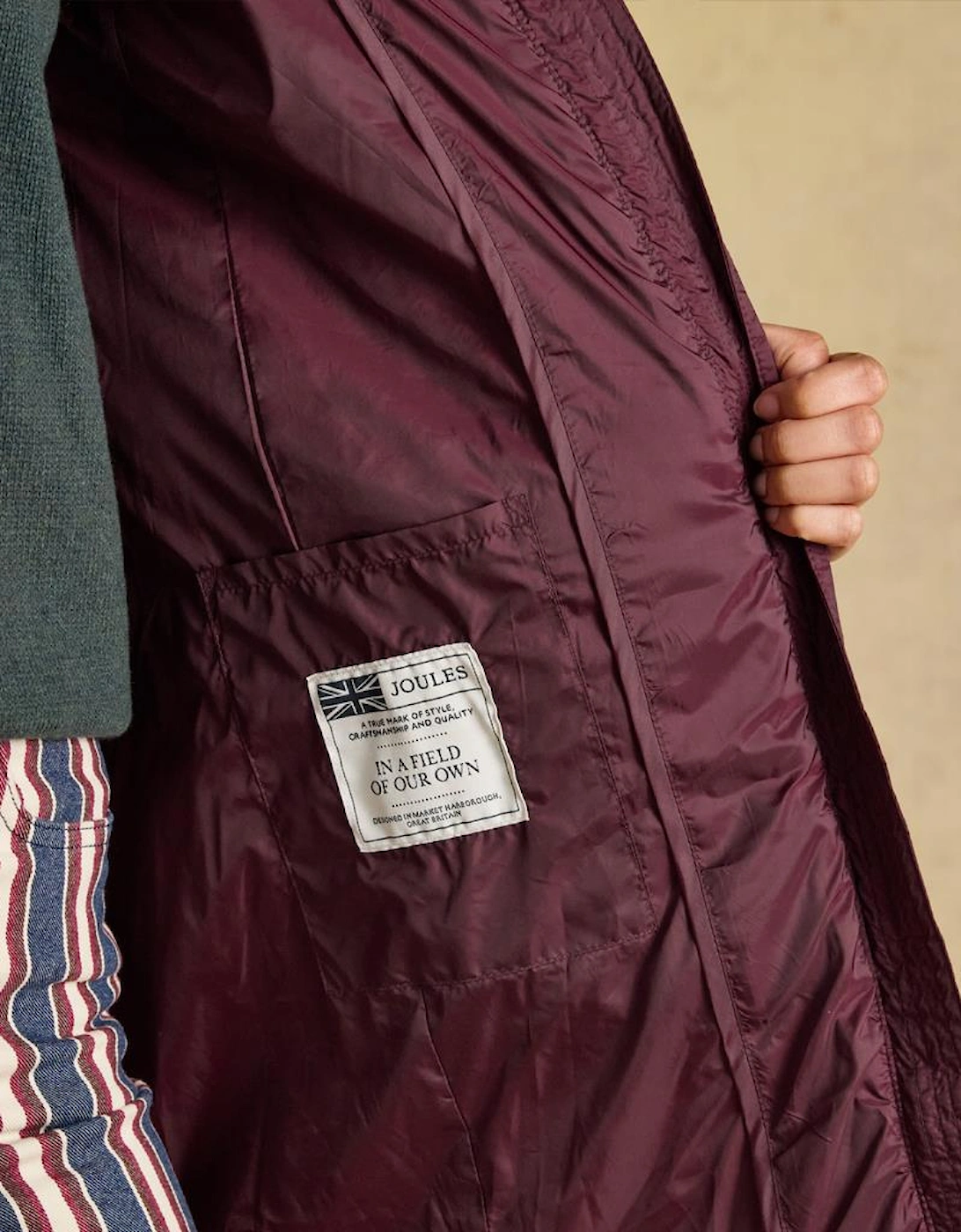 Joules MOORSDALE Womens Puffer Jackets Port