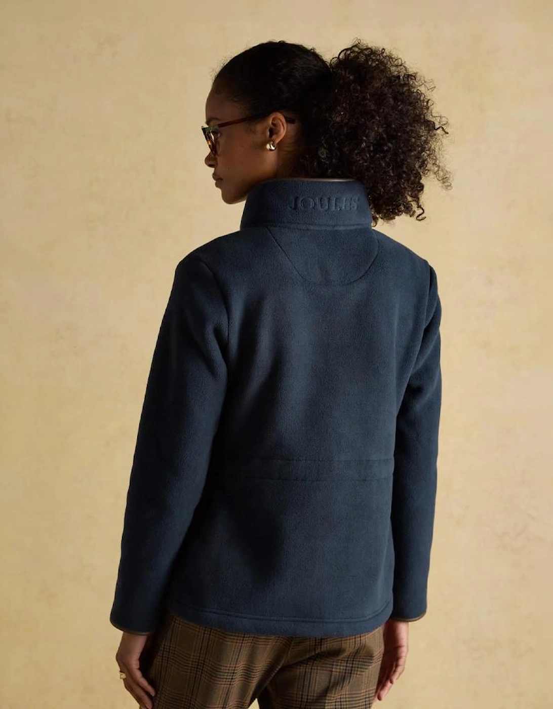 Joules BORG HERITAGE FULL ZIP Womens Track Jackets Navy