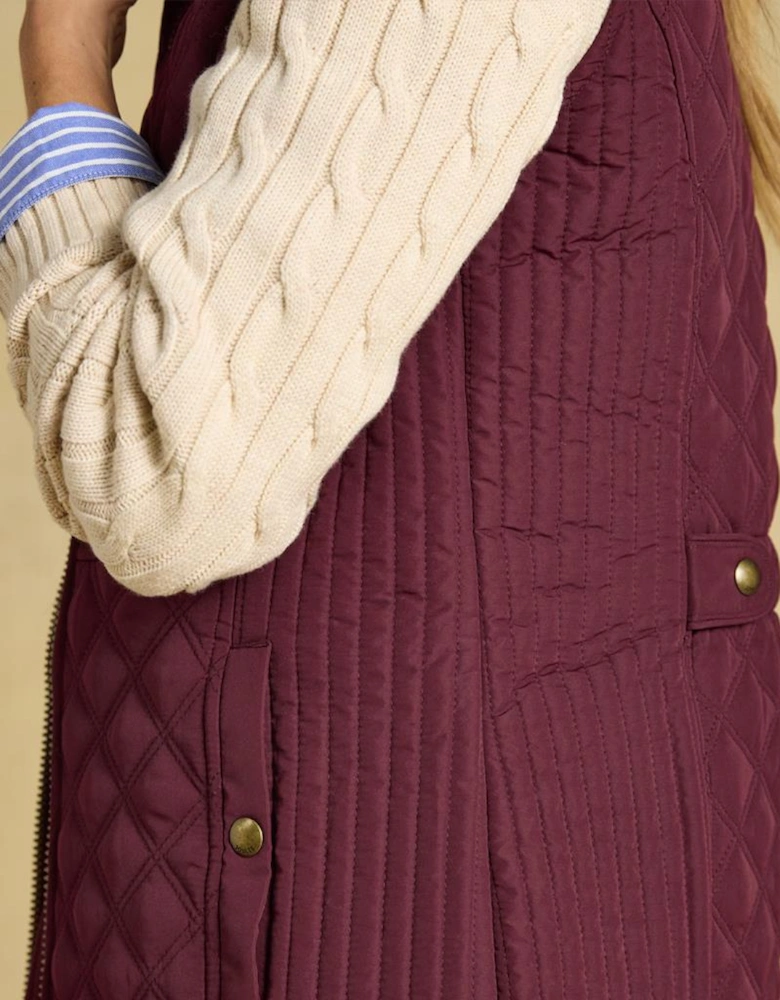 Joules MINX Womens Gilets Dark Red