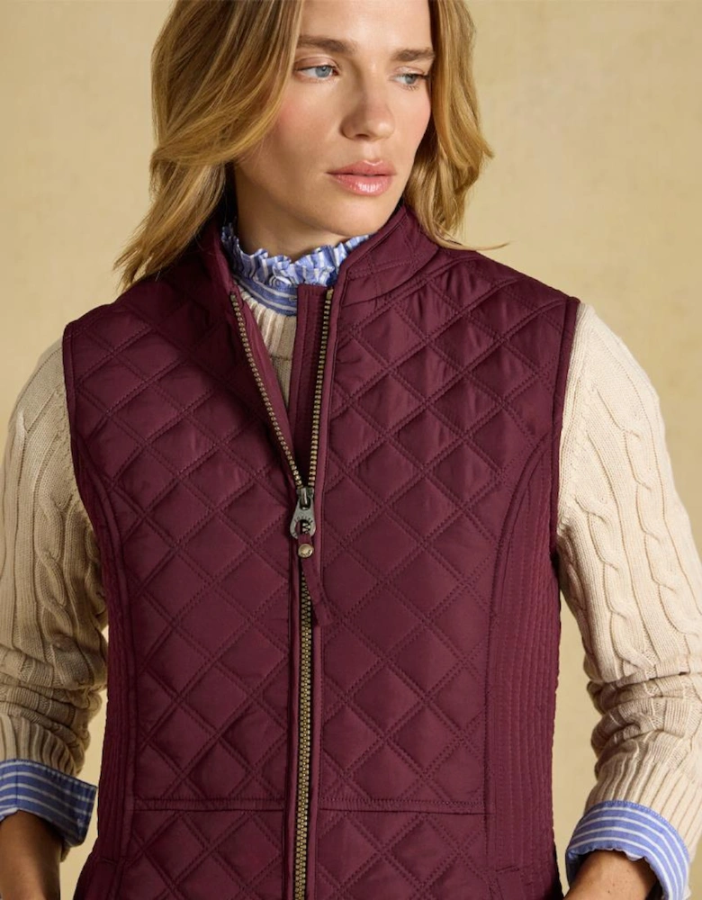 Joules MINX Womens Gilets Dark Red