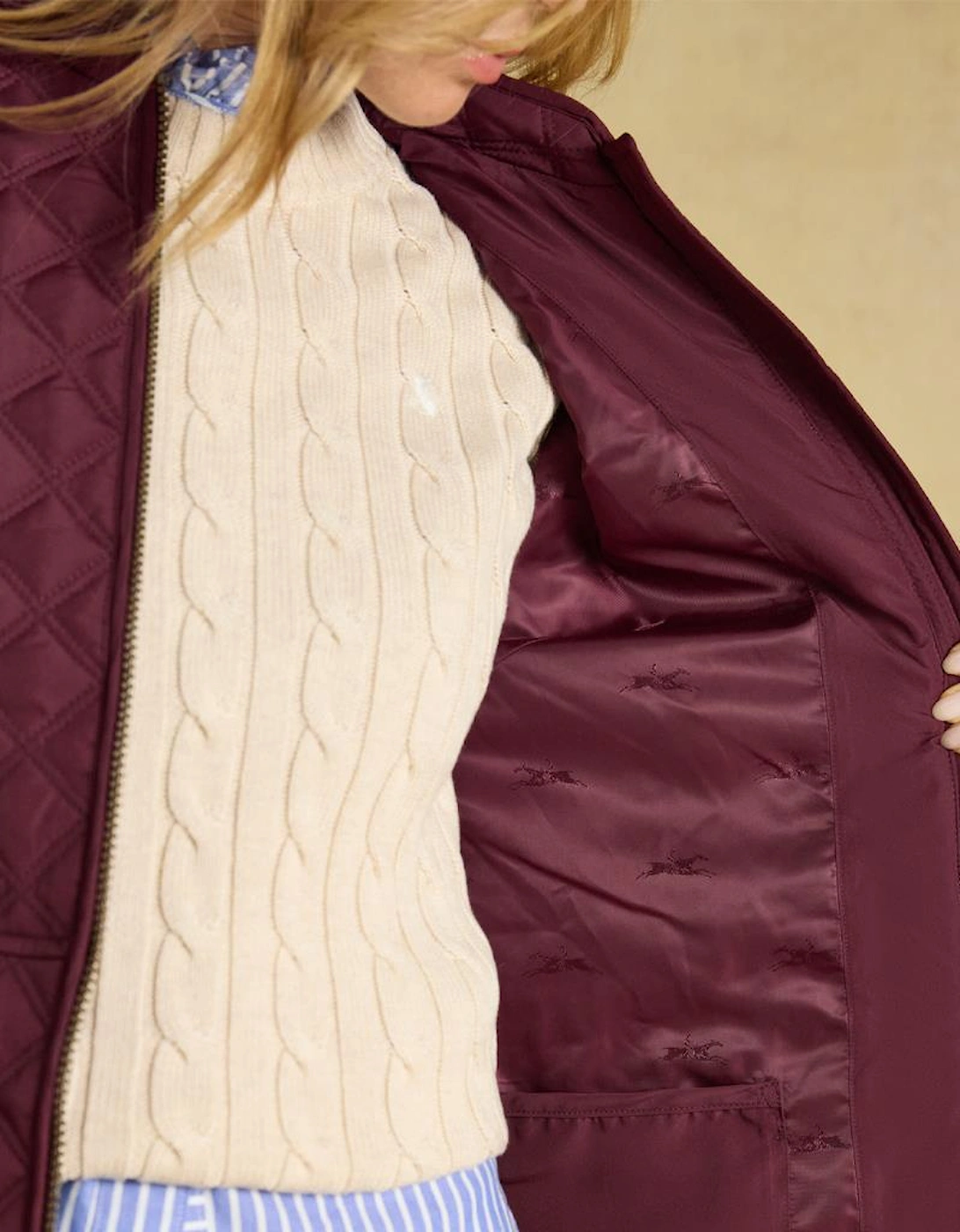 Joules MINX Womens Gilets Dark Red
