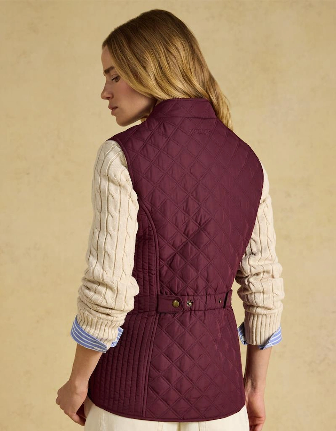 Joules MINX Womens Gilets Dark Red