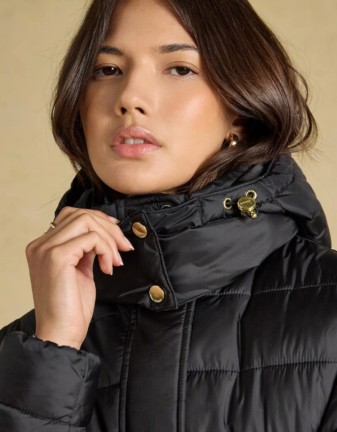 Joules WINDBOROUGH Womens Longline Jackets Black