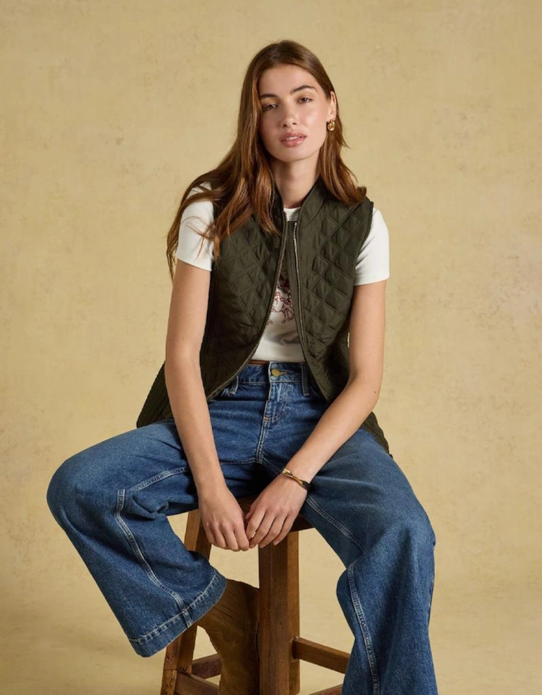 Joules MINX Womens Gilets Rosemary Green