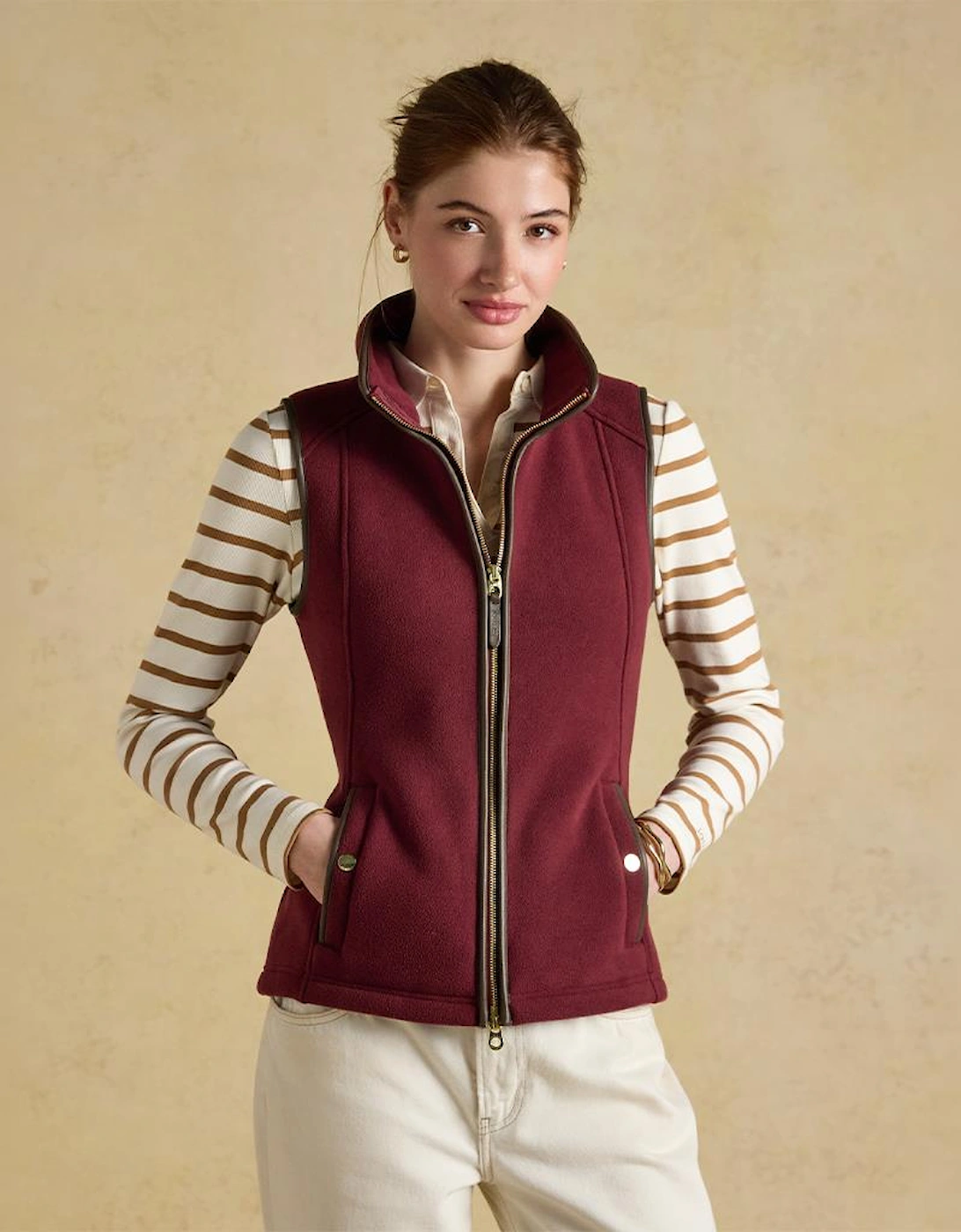 Joules HERITAGE Womens Gilets Red