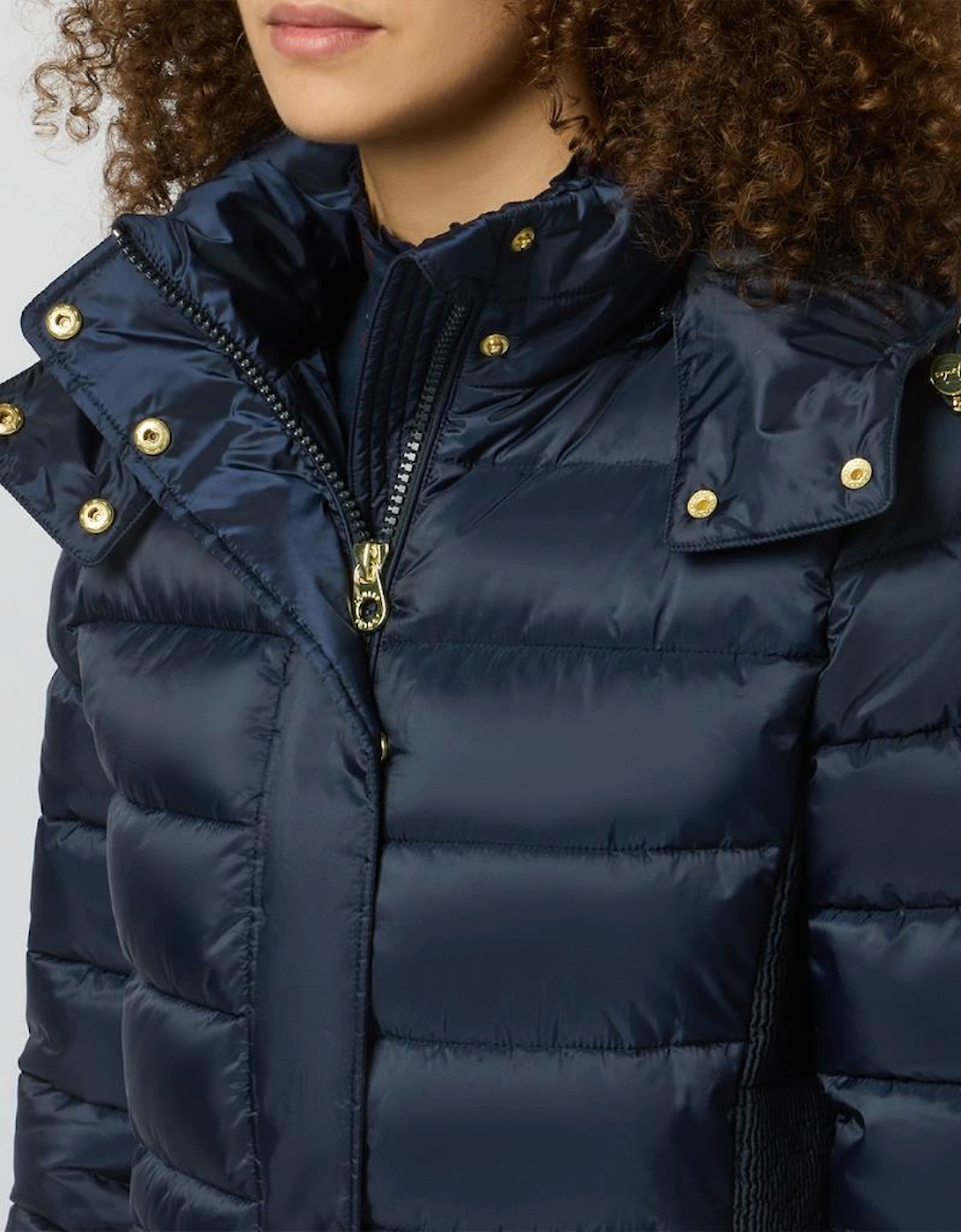Joules WINDBOROUGH Womens Longline Jackets Navy