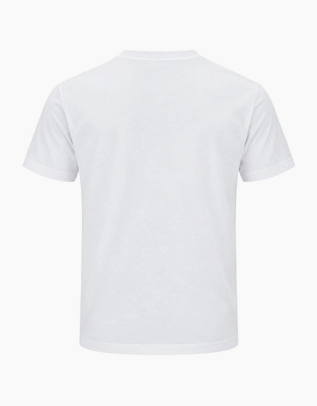 Sergio Tacchini Master Crew Neck T-Shirt White/Princess Blue