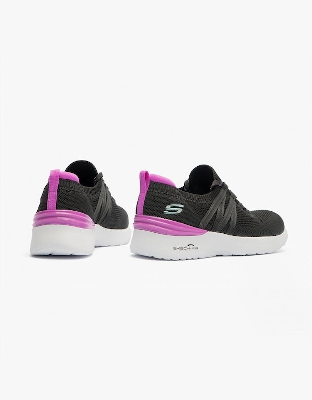 Skechers 149750/BKPR SKECH-AIR DYNAMIGHT-BRIGHT Womens Slip-On Black/Purple