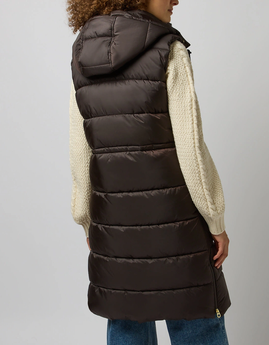 Joules WINDERMERE Womens Gilets Chocolate Brown