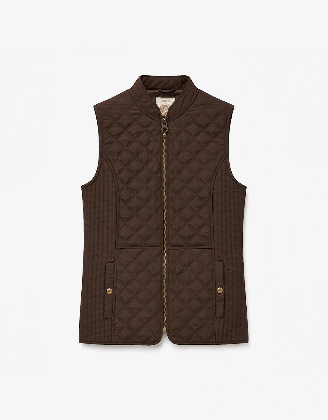 Joules MINX Womens Gilets Chocolate Brown