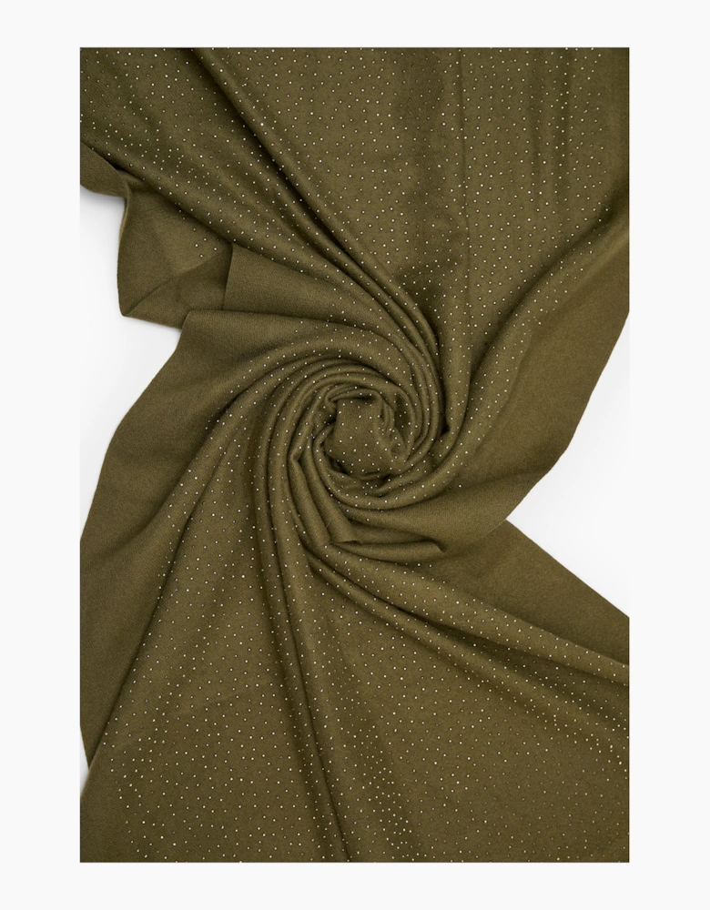 Green Silver Stud Scarf