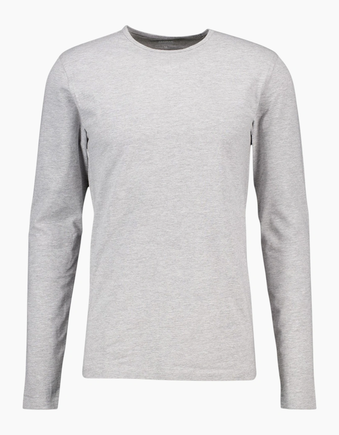 Mens T Shirts Long Sleeve Gym Basic Longline Plain Slim Fit Stretch Cotton Tee