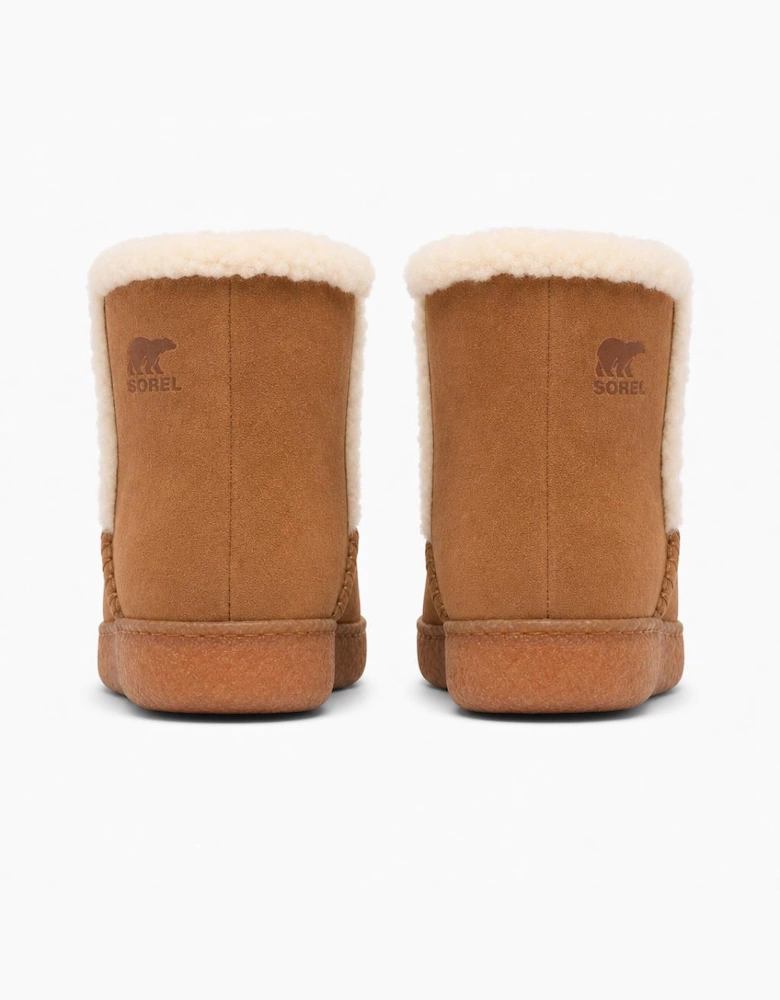 Sorel NAKISKA™ III BOOTIE Womens Slipper Boots Velvet Tan