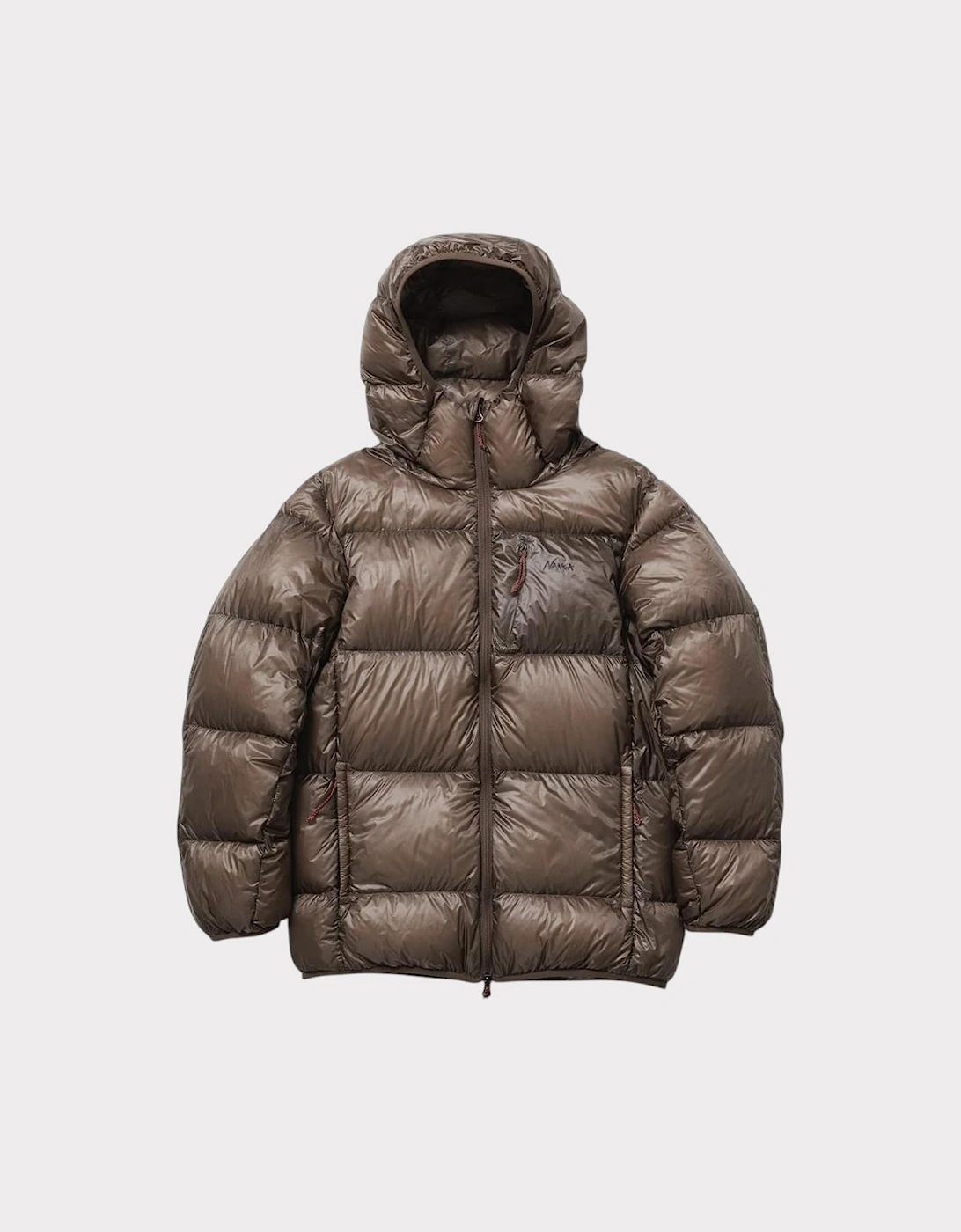 Mountain Lodge Down Hoodie Jacket Mocha
