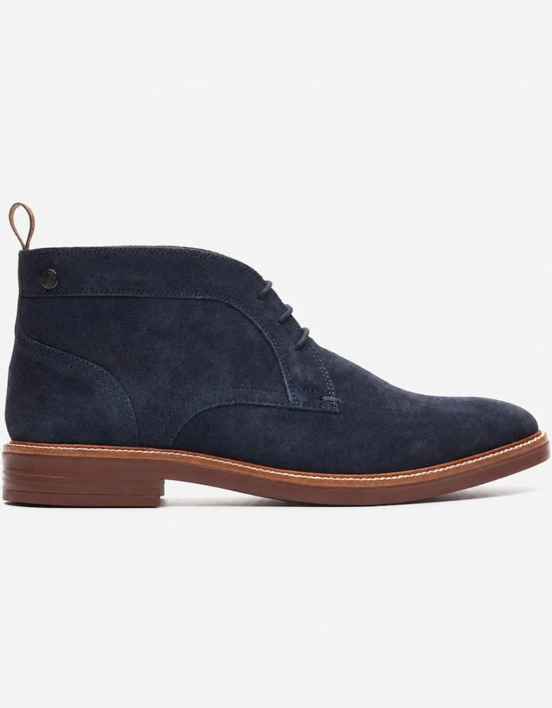 Base London LINCOLN Mens Chukka Boots Navy