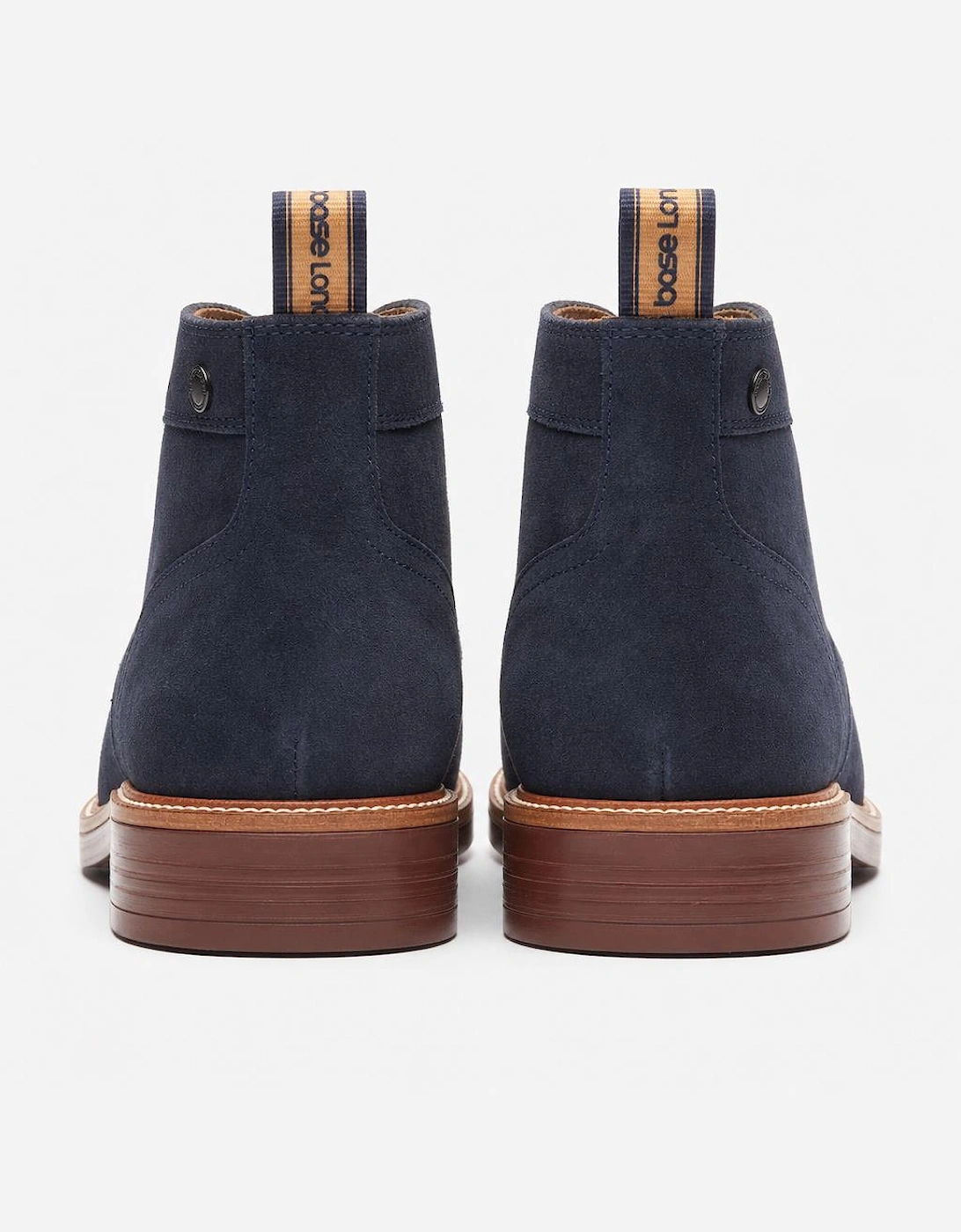 Base London LINCOLN Mens Chukka Boots Navy