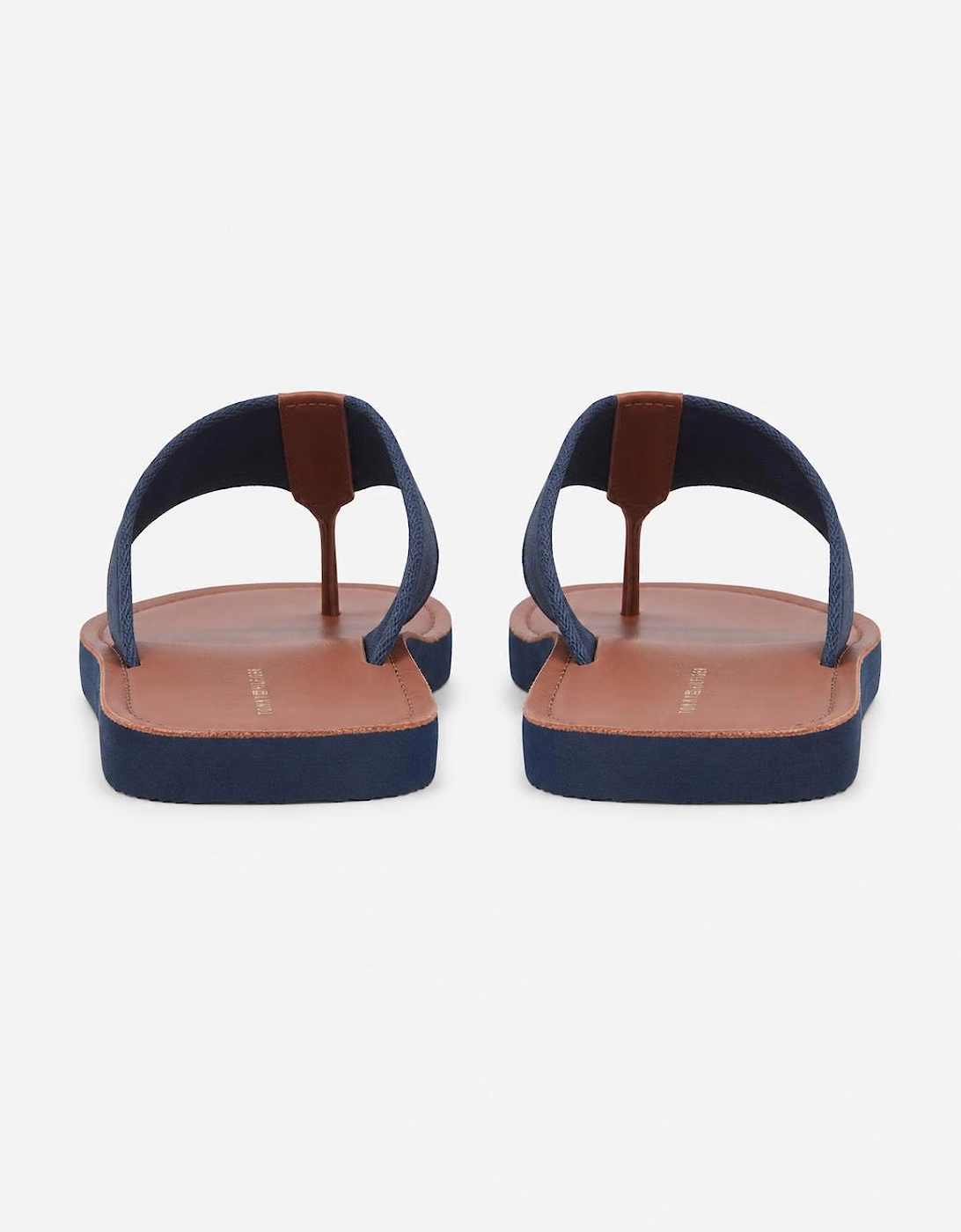 Tommy Hilfiger HILFIGER LEATHER Mens Flip-flops Desert Sky