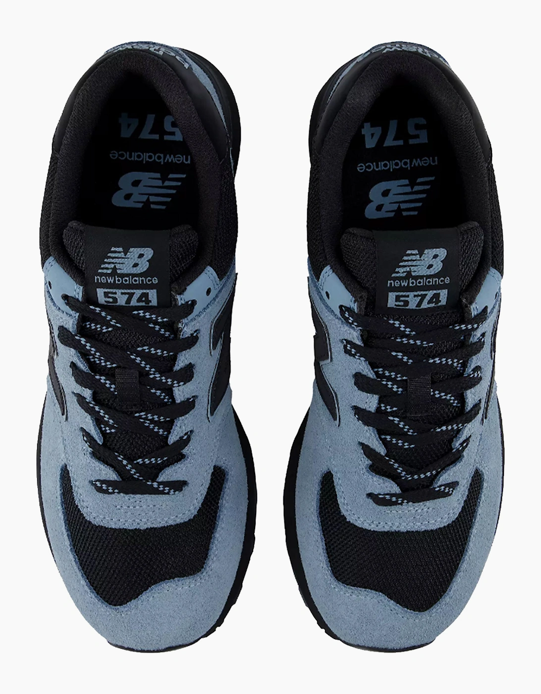 NEW BALANCE 574 TRAINER ZINC BLUE/BLACK