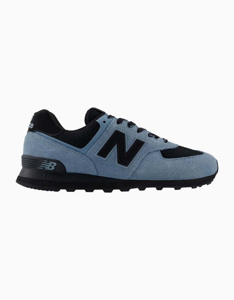 NEW BALANCE 574 TRAINER ZINC BLUE/BLACK