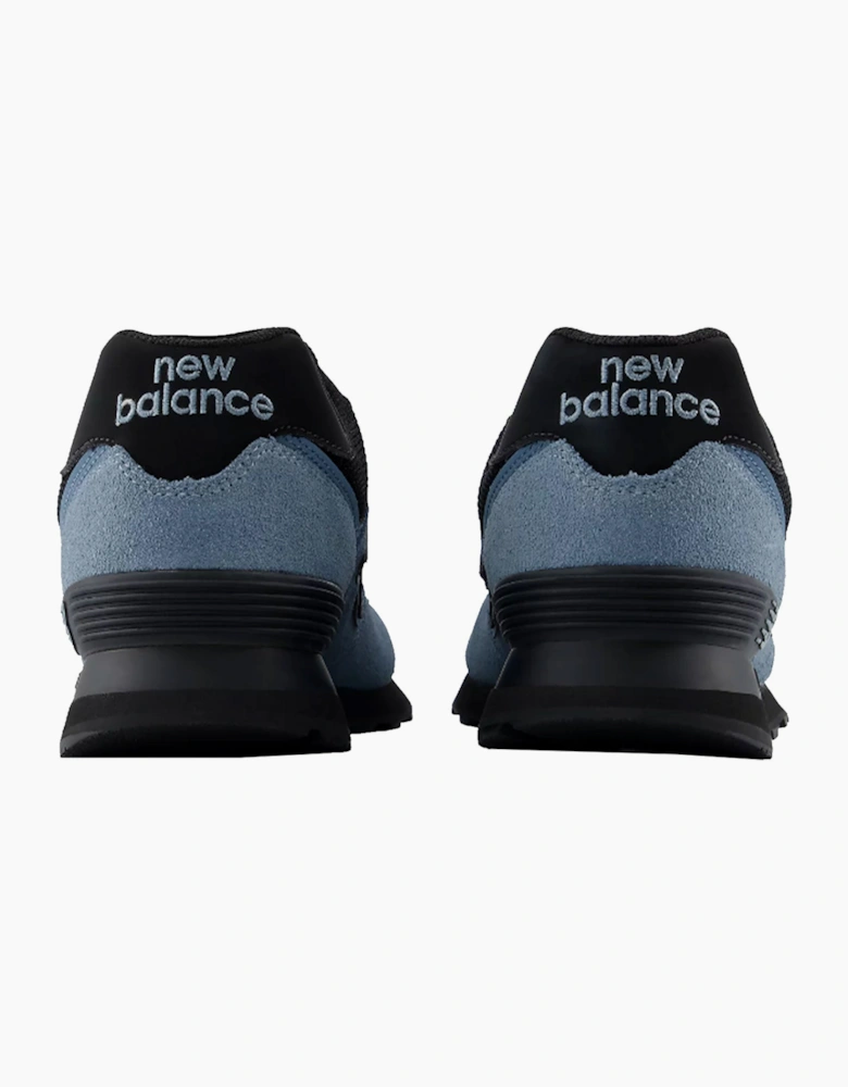 NEW BALANCE 574 TRAINER ZINC BLUE/BLACK