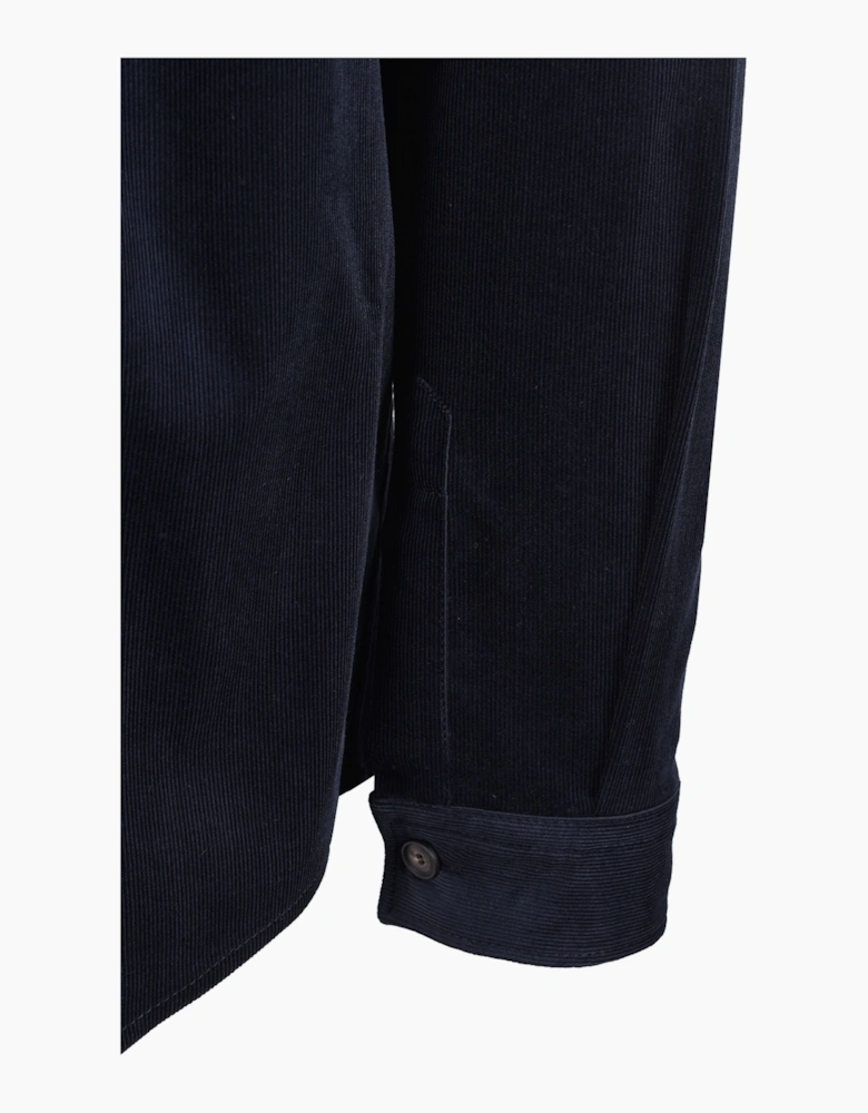 Boss Black BOSS C CARPER CORDUROY OVERSHIRT DARK BLUE