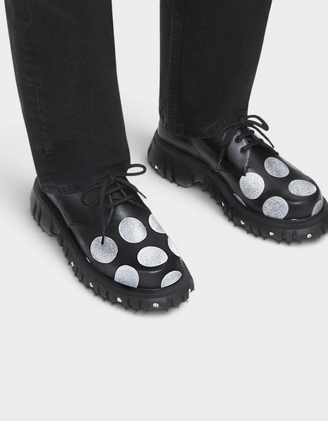 Swarovski x Phileo 005 Crystal Derby shoe Black